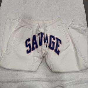 Fashion Nova White Sweatpants